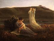 Louis Janmot The Angel and the Mother oil painting reproduction